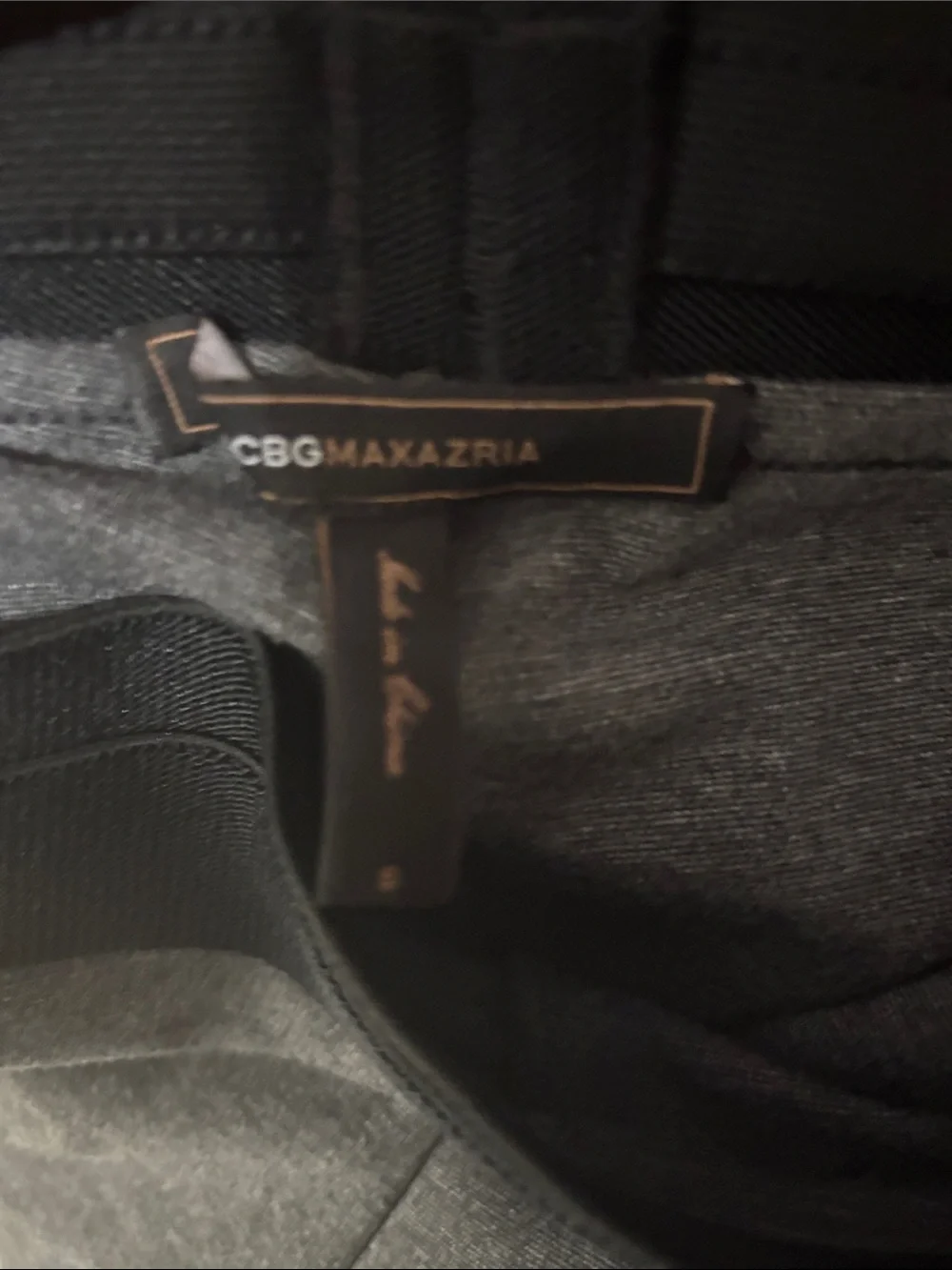 BCBGMaxAzria Dark Gray Kids Stretch Leggings